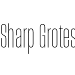 Sharp Grotesk Thin