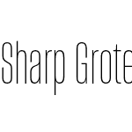 Sharp Grotesk Thin