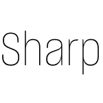 Sharp Grotesk Thin