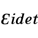 EideticSerif-BoldItalic