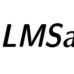 LMSans10-DemiCond