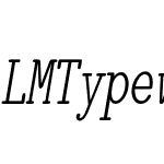 LMTypewriter10-LightCond