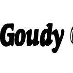 Goudy Fancy