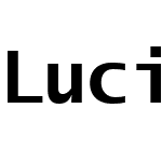 Lucida Sans Typewriter