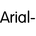 Arial-Rounded