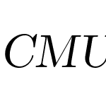 CMU Serif Extra