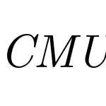 CMU Serif