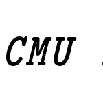 CMU Typewriter Text