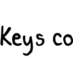 Key's comic font 1