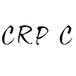 CRPＣ＆Ｇ流麗行書体