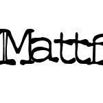 Mattfont Squished