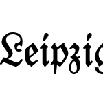 Leipzig Fraktur Bold