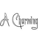 A Charming Font Outline