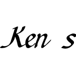 Ken's Calligraphic