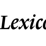 LexiconNo1ItalicC