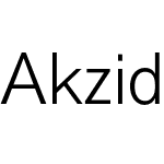 Akzidenz-Grotesk BQ Light with