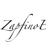 Zapfino Extra LT One