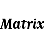 MatrixScriptBold