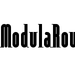 ModulaRoundSerifBlack