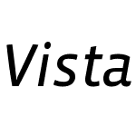 VistaSansRegItalic