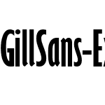 GillSans-ExtraCondensed