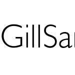 GillSansLight