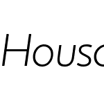 HouschkaLightItalic