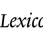 LexiconNo2ItalicA