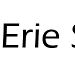 Erie Semi Bold T.