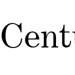 CenturyRoman-Expanded