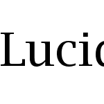 Lucida Bright