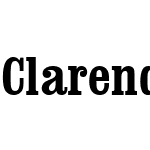 Clarendon Condensed T.