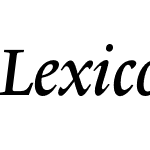 LexiconNo2ItalicB