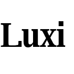 Luxi Serif