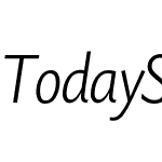 TodaySHOP-LightItalic