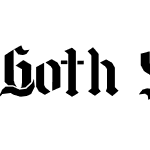 Goth Stencil Premium