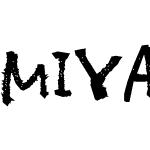 MIYA handwriting Bold