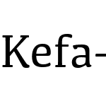 Kefa-Regular