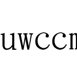 UWCCMF (Big5)