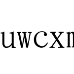 UWCXMF (Big5)