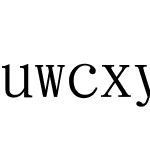 UWCXYF (Big5)