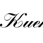 KuenstlerScript Medium