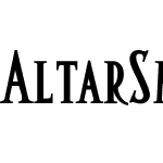 AltarSmall Caps Bold