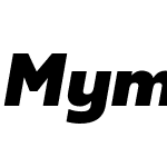 MymoonW05-ExtraBoldItalic