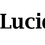 Lucida Bright