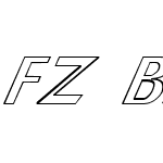 FZ BASIC 14 HOLLOW ITALIC