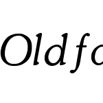 Oldface
