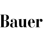 Bauer-Bodoni BCHU