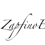 Zapfino Extra LT W1G