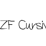 ZF Cursivo